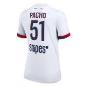 Billige Paris Saint-Germain Willian Pacho #51 Udebanetrøje Dame 2025-26 Kort ærmer