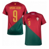 Billige Portugal Andre Silva #9 Hjemmebanetrøje VM 2022 Kort ærmer