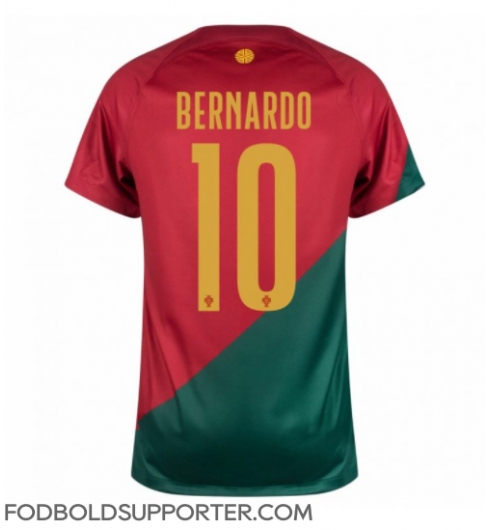 Billige Portugal Bernardo Silva #10 Hjemmebanetrøje VM 2022 Kort ærmer