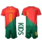 Billige Portugal Bruno Fernandes #8 Hjemmebanetrøje Børn VM 2022 Kort ærmer (+ bukser)