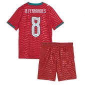Billige Portugal Bruno Fernandes #8 Hjemmebanetrøje Børn VM 2026 Kort ærmer (+ bukser)