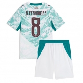 Billige Portugal Bruno Fernandes #8 Udebanetrøje Børn VM 2026 Kort ærmer (+ bukser)