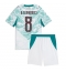 Billige Portugal Bruno Fernandes #8 Udebanetrøje Børn VM 2026 Kort ærmer (+ bukser)