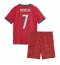 Billige Portugal Cristiano Ronaldo #7 Hjemmebanetrøje Børn VM 2026 Kort ærmer (+ bukser)
