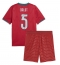 Billige Portugal Diogo Dalot #5 Hjemmebanetrøje Børn VM 2026 Kort ærmer (+ bukser)