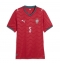 Billige Portugal Diogo Dalot #5 Hjemmebanetrøje Dame VM 2026 Kort ærmer