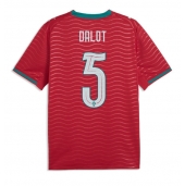 Billige Portugal Diogo Dalot #5 Hjemmebanetrøje VM 2026 Kort ærmer