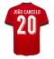 Billige Portugal Joao Cancelo #20 Hjemmebanetrøje EM 2024 Kort ærmer