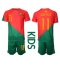 Billige Portugal Joao Felix #11 Hjemmebanetrøje Børn VM 2022 Kort ærmer (+ bukser)