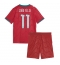 Billige Portugal Joao Felix #11 Hjemmebanetrøje Børn VM 2026 Kort ærmer (+ bukser)