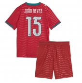 Billige Portugal Joao Neves #15 Hjemmebanetrøje Børn VM 2026 Kort ærmer (+ bukser)