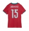 Billige Portugal Joao Neves #15 Hjemmebanetrøje Dame VM 2026 Kort ærmer