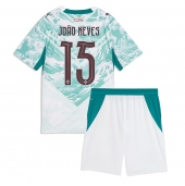 Billige Portugal Joao Neves #15 Udebanetrøje Børn VM 2026 Kort ærmer (+ bukser)