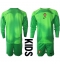 Billige Portugal Målmand Hjemmebanetrøje Børn VM 2022 Lange ærmer (+ bukser)