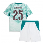 Billige Portugal Nuno Mendes #25 Udebanetrøje Børn VM 2026 Kort ærmer (+ bukser)