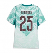 Billige Portugal Nuno Mendes #25 Udebanetrøje Dame VM 2026 Kort ærmer