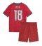 Billige Portugal Pedro Neto #18 Hjemmebanetrøje Børn VM 2026 Kort ærmer (+ bukser)