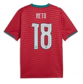 Billige Portugal Pedro Neto #18 Hjemmebanetrøje VM 2026 Kort ærmer