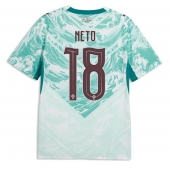 Billige Portugal Pedro Neto #18 Udebanetrøje VM 2026 Kort ærmer
