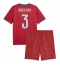 Billige Portugal Ruben Dias #3 Hjemmebanetrøje Børn VM 2026 Kort ærmer (+ bukser)