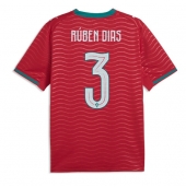 Billige Portugal Ruben Dias #3 Hjemmebanetrøje VM 2026 Kort ærmer
