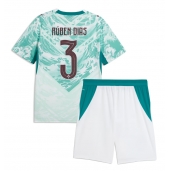 Billige Portugal Ruben Dias #3 Udebanetrøje Børn VM 2026 Kort ærmer (+ bukser)