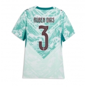 Billige Portugal Ruben Dias #3 Udebanetrøje Dame VM 2026 Kort ærmer