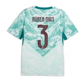 Billige Portugal Ruben Dias #3 Udebanetrøje VM 2026 Kort ærmer