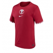 Billige Qatar Hjemmebanetrøje VM 2022 Kort ærmer