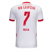 Billige RB Leipzig Antonio Nusa #7 Hjemmebanetrøje 2024-25 Kort ærmer