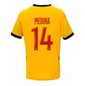 Billige RC Lens Facundo Medina #14 Hjemmebanetrøje 2024-25 Kort ærmer