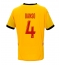 Billige RC Lens Kevin Danso #4 Hjemmebanetrøje 2024-25 Kort ærmer