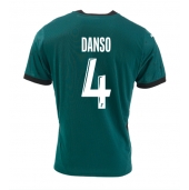 Billige RC Lens Kevin Danso #4 Udebanetrøje 2024-25 Kort ærmer