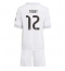 Billige Real Madrid Alexander-Arnold #12 Hjemmebanetrøje Børn 2025-26 Kort ærmer (+ bukser)