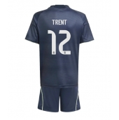 Billige Real Madrid Alexander-Arnold #12 Udebanetrøje Børn 2025-26 Kort ærmer (+ bukser)