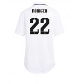 Billige Real Madrid Antonio Rudiger #22 Hjemmebanetrøje Dame 2022-23 Kort ærmer