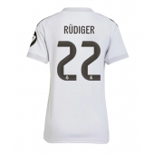 Billige Real Madrid Antonio Rudiger #22 Hjemmebanetrøje Dame 2025-26 Kort ærmer