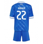 Billige Real Madrid Antonio Rudiger #22 Tredje trøje Børn 2025-26 Kort ærmer (+ bukser)