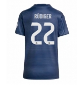 Billige Real Madrid Antonio Rudiger #22 Udebanetrøje Dame 2025-26 Kort ærmer