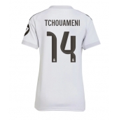 Billige Real Madrid Aurelien Tchouameni #14 Hjemmebanetrøje Dame 2025-26 Kort ærmer