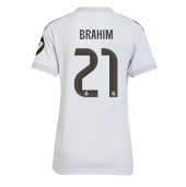 Billige Real Madrid Brahim Diaz #21 Hjemmebanetrøje Dame 2025-26 Kort ærmer