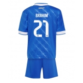Billige Real Madrid Brahim Diaz #21 Tredje trøje Børn 2025-26 Kort ærmer (+ bukser)