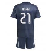 Billige Real Madrid Brahim Diaz #21 Udebanetrøje Børn 2025-26 Kort ærmer (+ bukser)