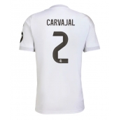 Billige Real Madrid Daniel Carvajal #2 Hjemmebanetrøje 2025-26 Kort ærmer