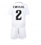 Billige Real Madrid Daniel Carvajal #2 Hjemmebanetrøje Børn 2022-23 Kort ærmer (+ bukser)