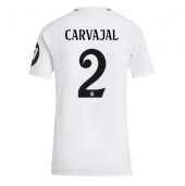 Billige Real Madrid Daniel Carvajal #2 Hjemmebanetrøje Dame 2024-25 Kort ærmer