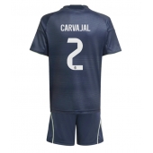 Billige Real Madrid Daniel Carvajal #2 Udebanetrøje Børn 2025-26 Kort ærmer (+ bukser)
