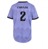 Billige Real Madrid Daniel Carvajal #2 Udebanetrøje Dame 2022-23 Kort ærmer