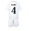 Billige Real Madrid David Alaba #4 Hjemmebanetrøje Børn 2022-23 Kort ærmer (+ bukser)