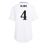 Billige Real Madrid David Alaba #4 Hjemmebanetrøje Dame 2022-23 Kort ærmer
